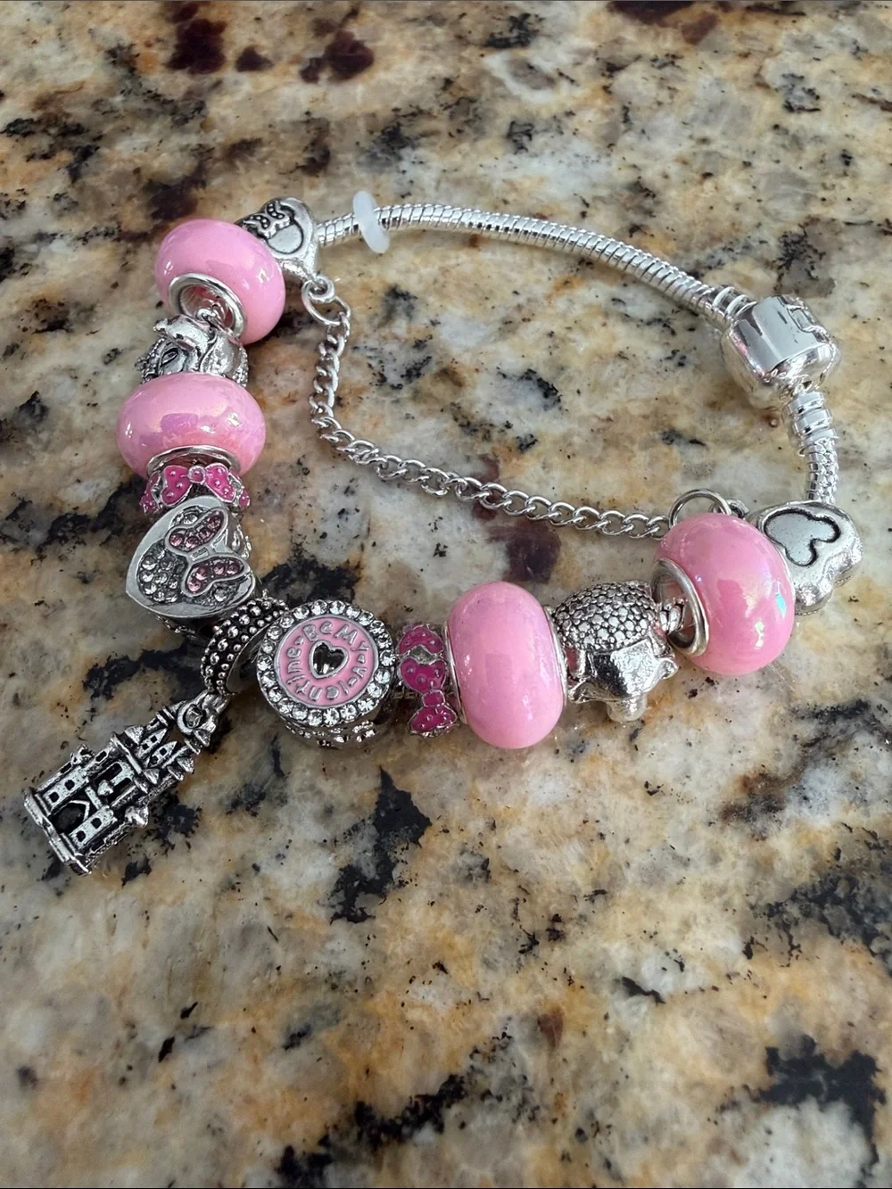 Disney bracelet pink